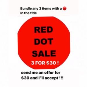 🔴 BUNDLE 3 ITEMS FOR $30 🔴